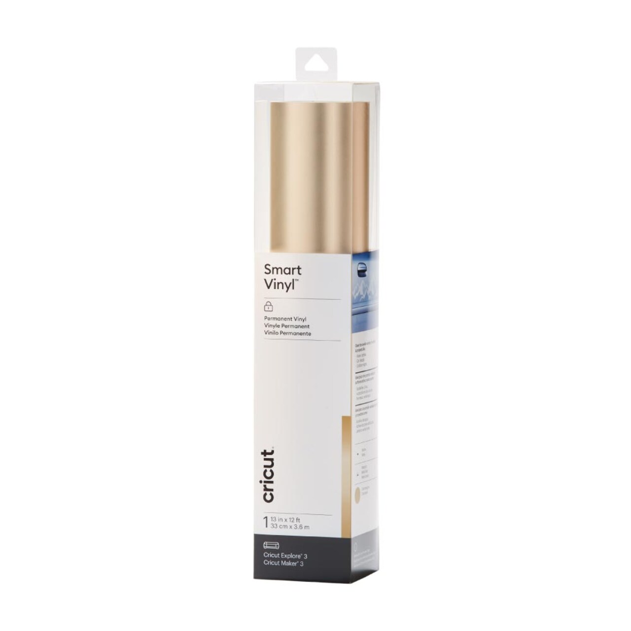 Cricut Smart Permanent Vinyl Matte Metallic (12 ft) - Champagne